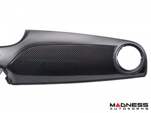 FIAT 500 Custom Dashboard - Carbon Fiber - Matte/ Clear